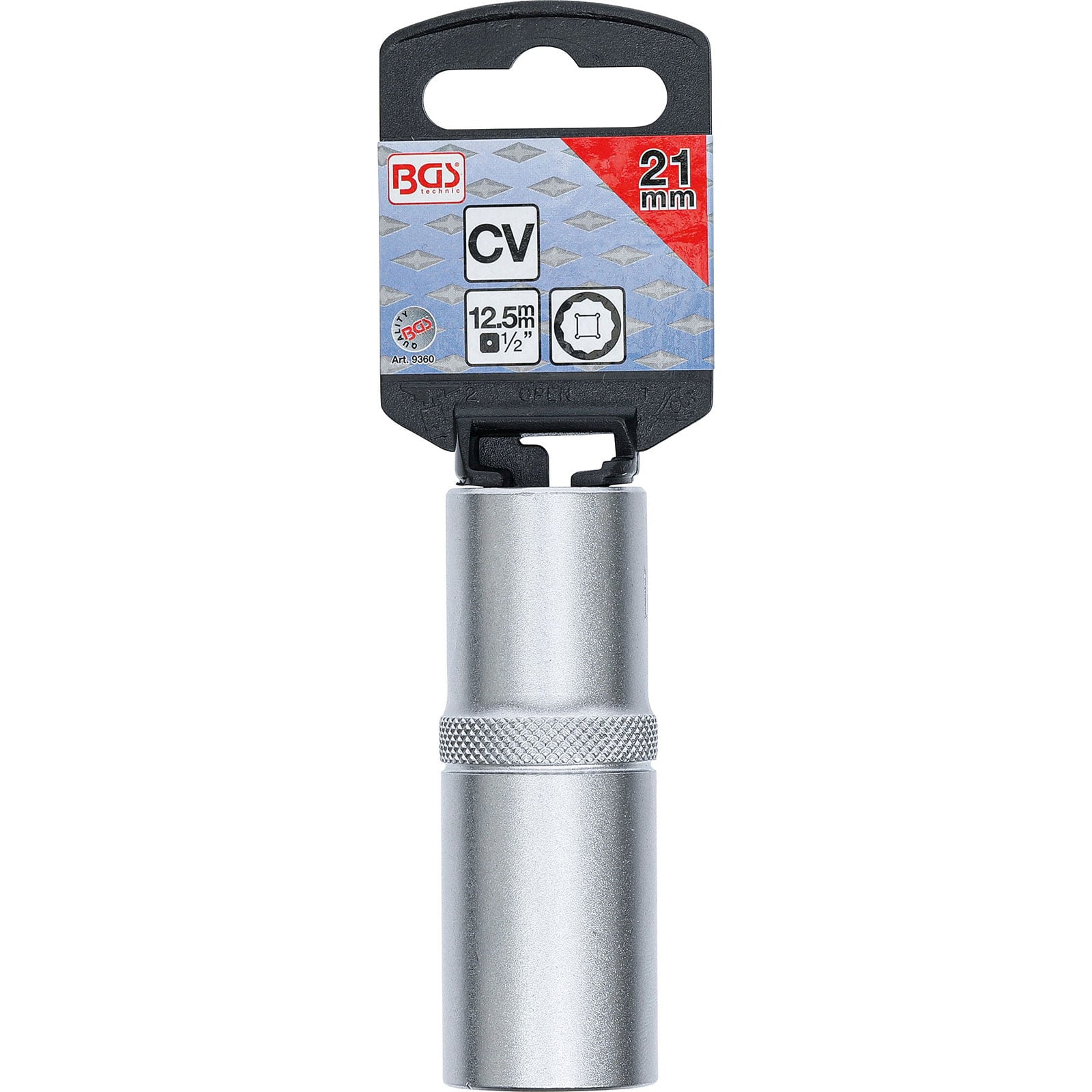 Douille pour clé, douze pans, longue | 12,5 mm (1/2