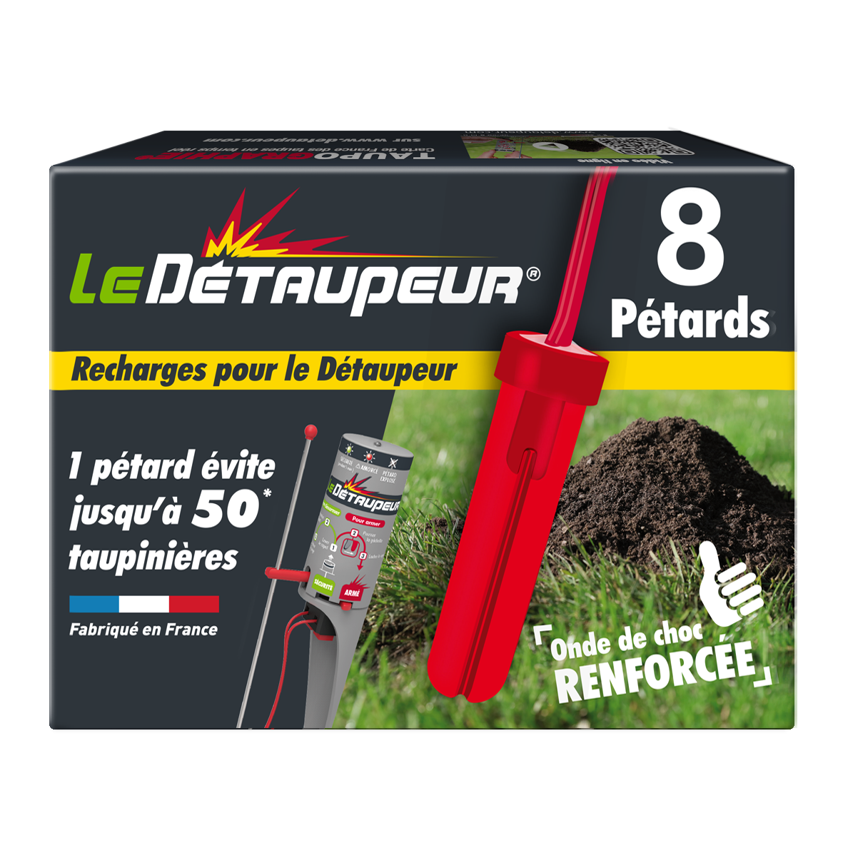 Recharge Pièges Anti Taupes & Rats taupiers (Fonctionne avec le système LE DETAUPEUR que vous