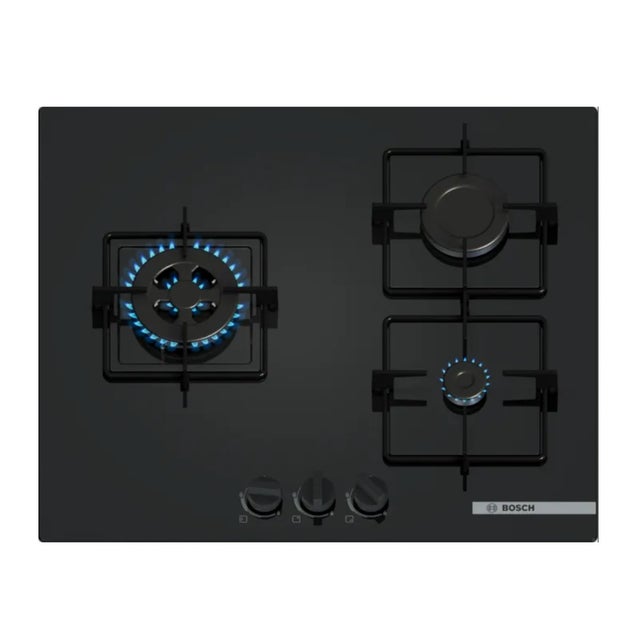 Table de cuisson gaz 60cm 3 feux 7300w - Bosch PNC6B6K30