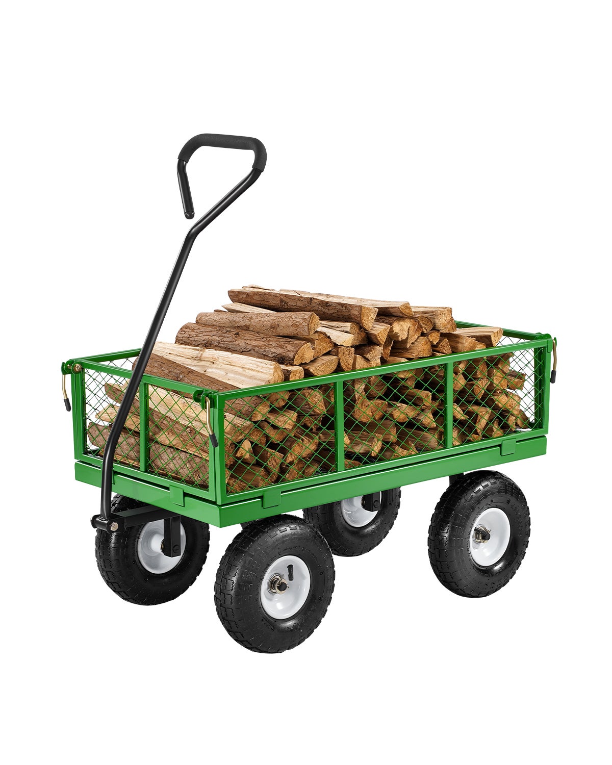 Wózek transportowy Wózek ogrodowy Wózek narzędziowy Wózek ręczny 300 kg Zielony VEVOR