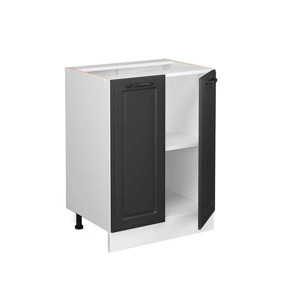Vicco Szafki kuchenne R-Line, Antracytowy domek wiejski, 60 cm , BP Dąb