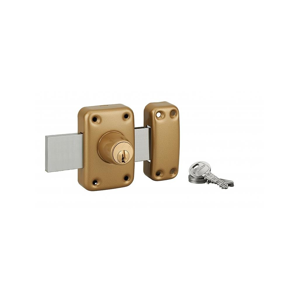 Verrou à Entailler Simple Action à Bascule - Longueur : 160 Mm - Zingué