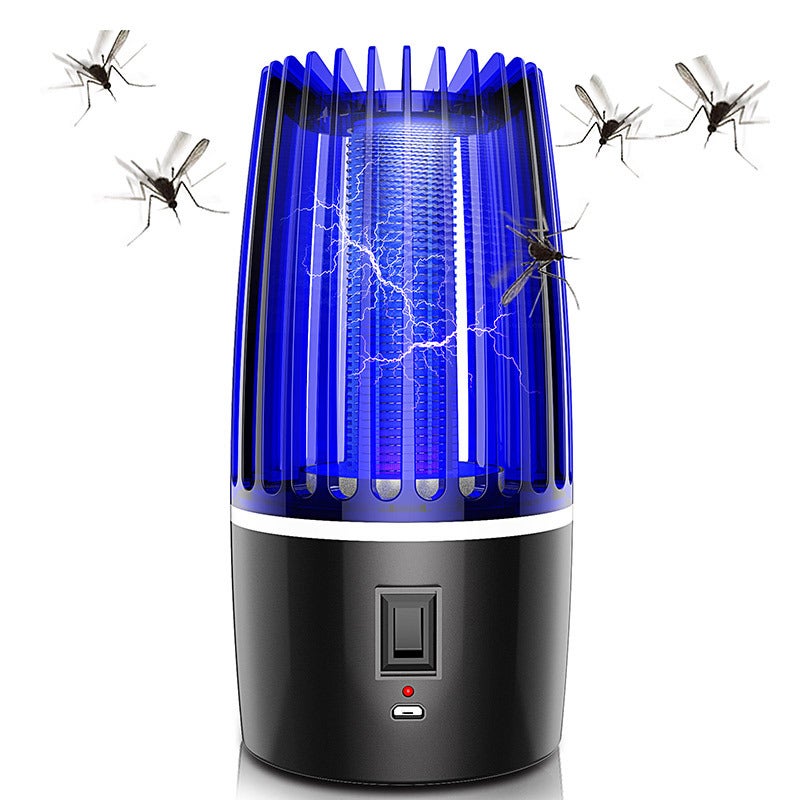 Lampada Anti Zanzara Elettrica Ricaricabile 3-in-1 - 4000mAh, 4200V, Con Luce LED E UV, Per Interni/Esterni