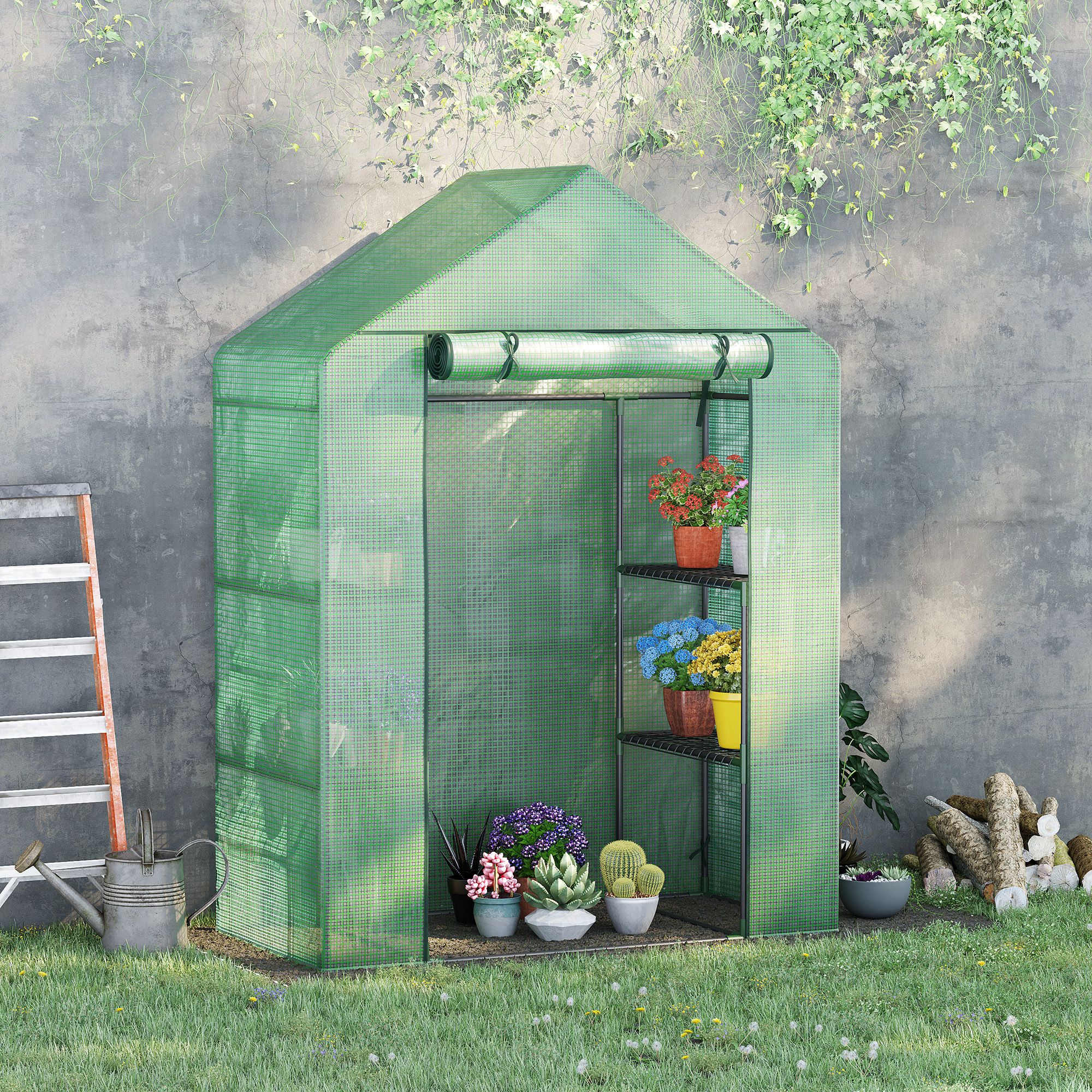 Serre de jardin PE Outsunny - 2