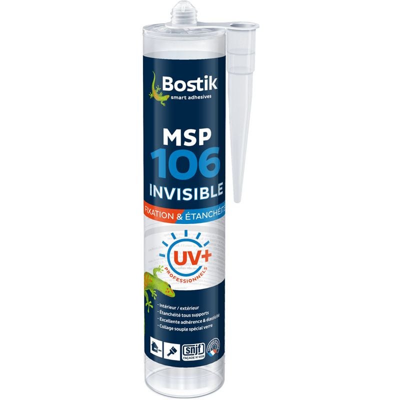 Mastic transparent MSP 106 cartouche 290 ml BOSTIK 30619897 | Leroy Merlin