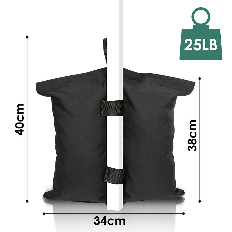 Tubiaz Lot De 4 Sacs De Lestage Pour Pavillon à Remplir Avec Du Sable Camping Et Tente De Plage