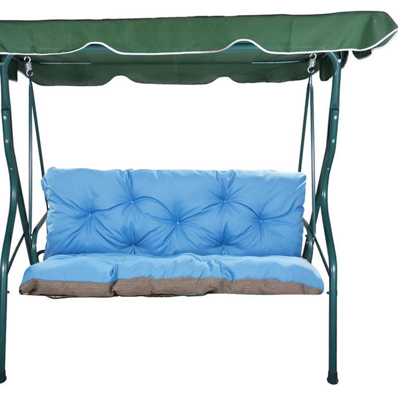 Poduszka ogrodowa na huśtawkę 160x60x50cm poduszka na meble ogrodowe niebieska, poduszka na balkon taras, poducha ogrodowa na ławkę