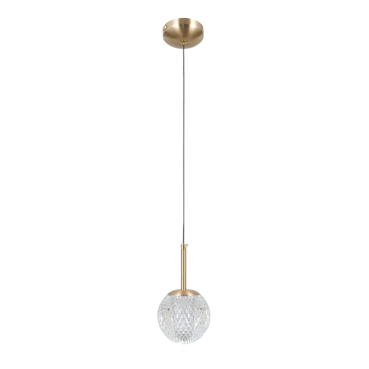 Lampa wisząca PADRI złota 1 x G9 x 5W wym: 120 x 11 x 11 cm Italux