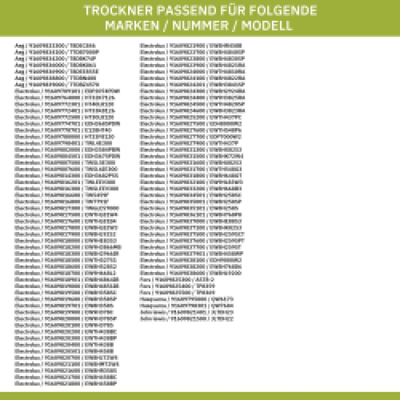 Joint de tambour Sèche-linge 140066097019 ELECTROLUX, AEG, FAURE ...