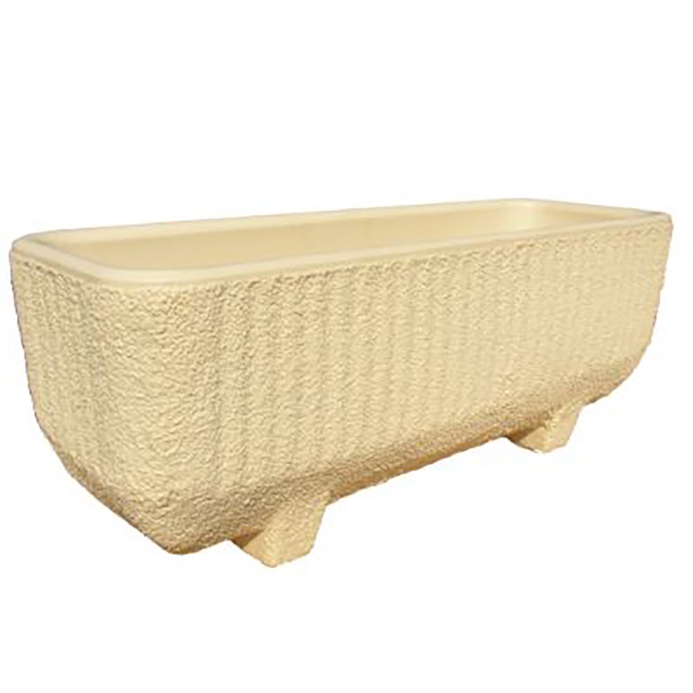 EMSA Poetic My City Garden Fioriera Balustrata Con Riserva D'Acqua, Bianco 60x30x26 Cm