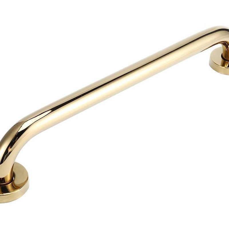 Uchwyt prysznicowy, poręcz bezpieczeństwa do łazienki, stal nierdzewna, pozłacana, poręcz do wanny, poręcz bezpieczeństwa, akcesorium łazienkowe 30 cm