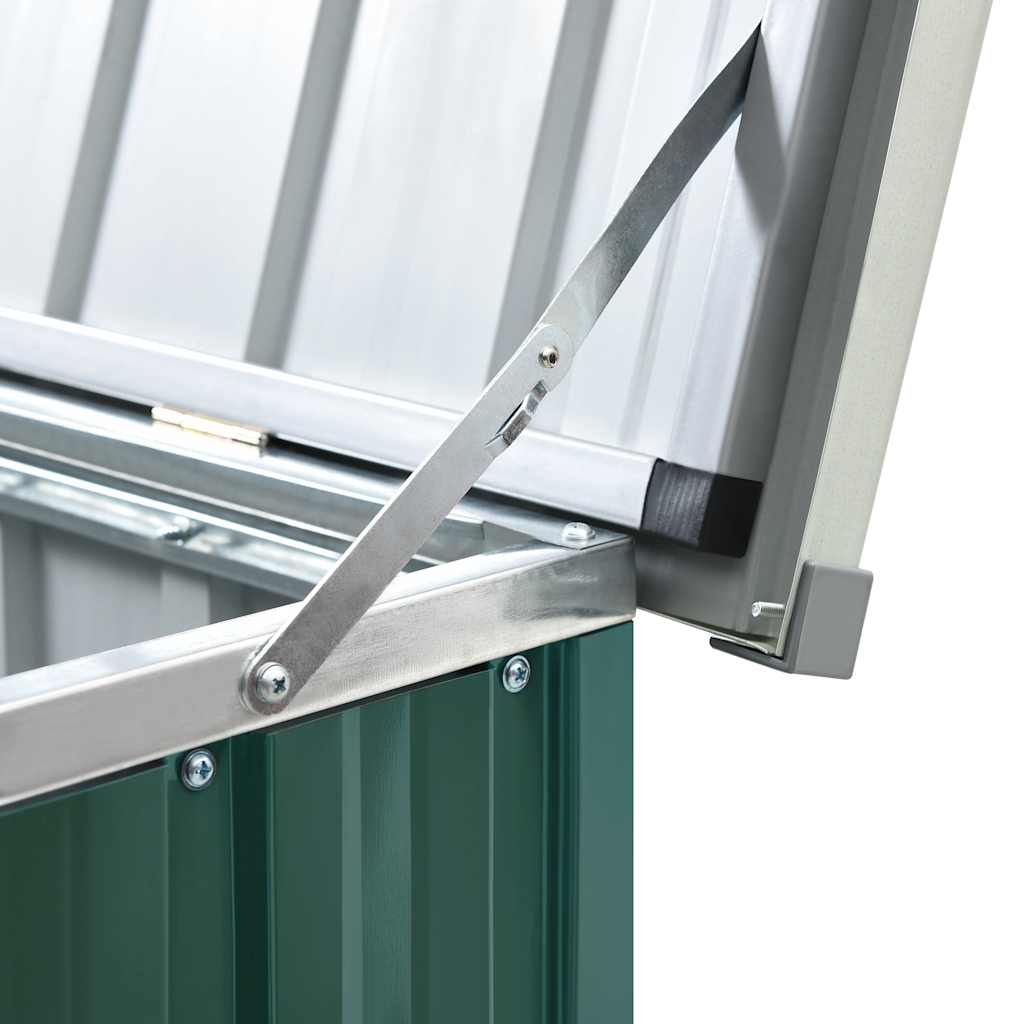 Caja de almacenaje para jardín verde 171x99x93 cm vidaXL - 8