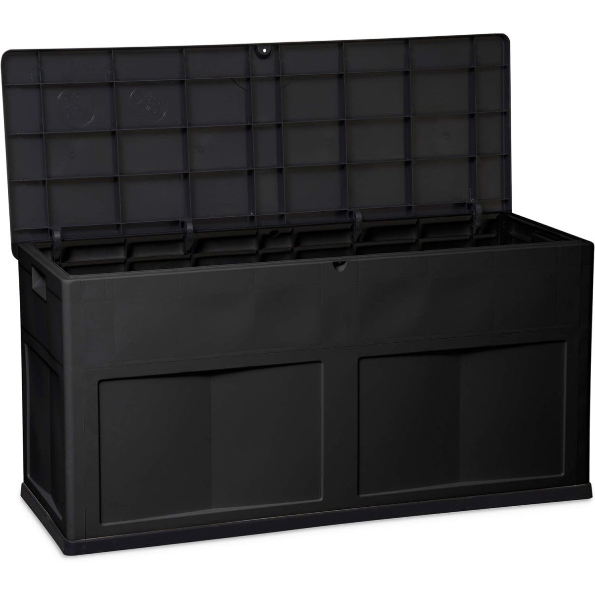 Coffre de Jardin en résine 320 Litres NOIR 119 X 46 X 60 cm Protection Anti UV TOOMAX - 2