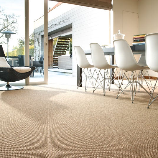 Moquette Tissé plat - Lombok - Naturel - Rouleau de 4m x 1m - 5