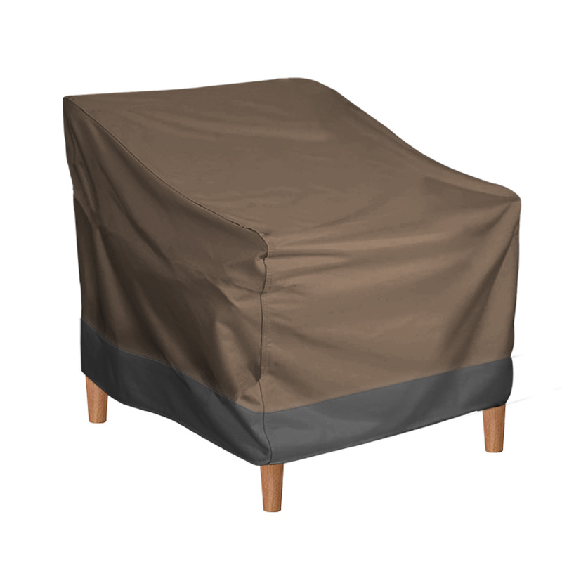 Wodoodporny pokrowiec na sofę, parasol ogrodowy, tkanina Oxford, kolor kawy i czarny, różne kolory, 96,5 x 89 x 79 cm, 1 szt.