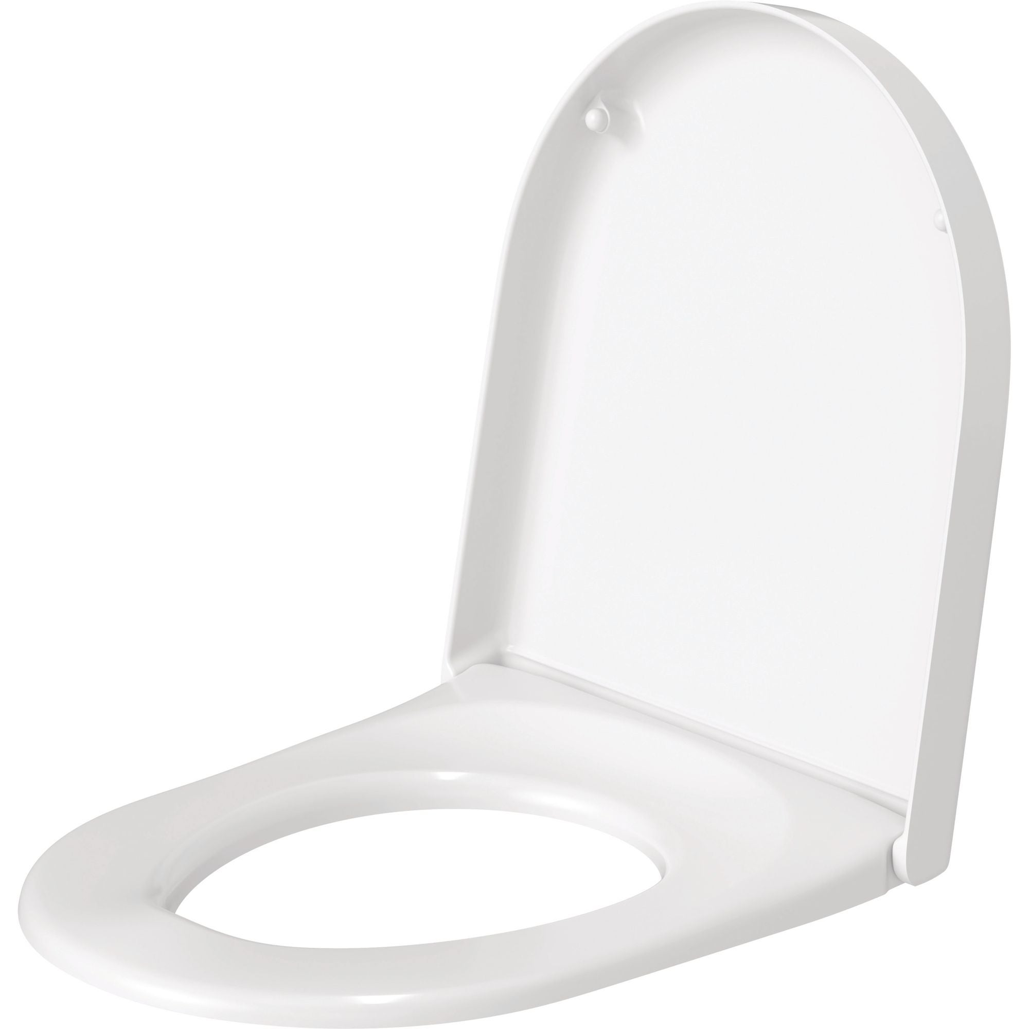 Duravit Abattant WC Starck 2 Darling couvercle de toilette en thermoplastique charnieres en acier inoxydable Blanc Leroy Merlin