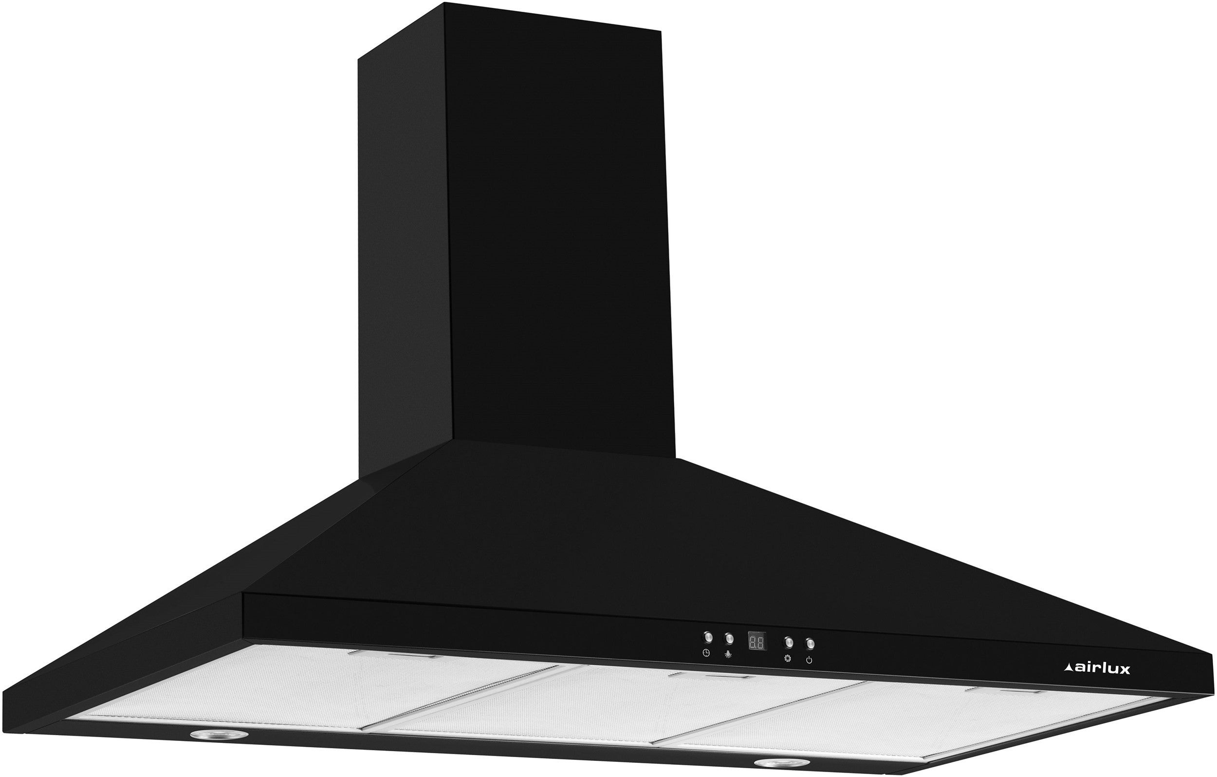 Hotte Décorative Brandt 90 Cm - Débit Max 617 M³/h, Éclairage LED, Filtres à Charbon, Pose Libre Ou Murale - Modèle BHB 6901 X