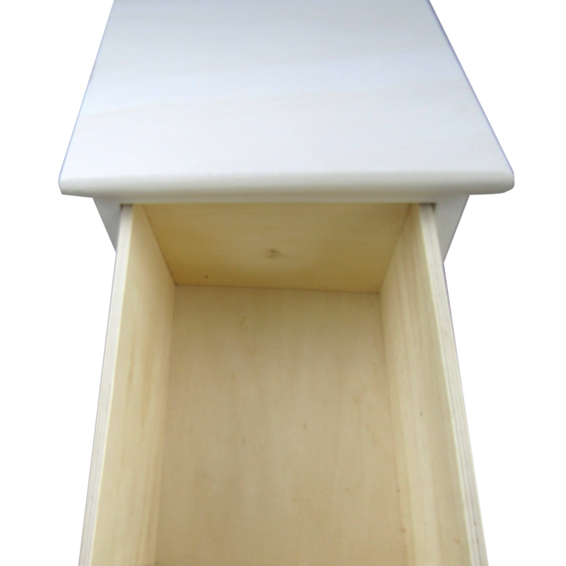 Commode Rebecca Mobili Chiffonier 5 Tiroirs Bois Marron Blanc 91x26x30 - 9