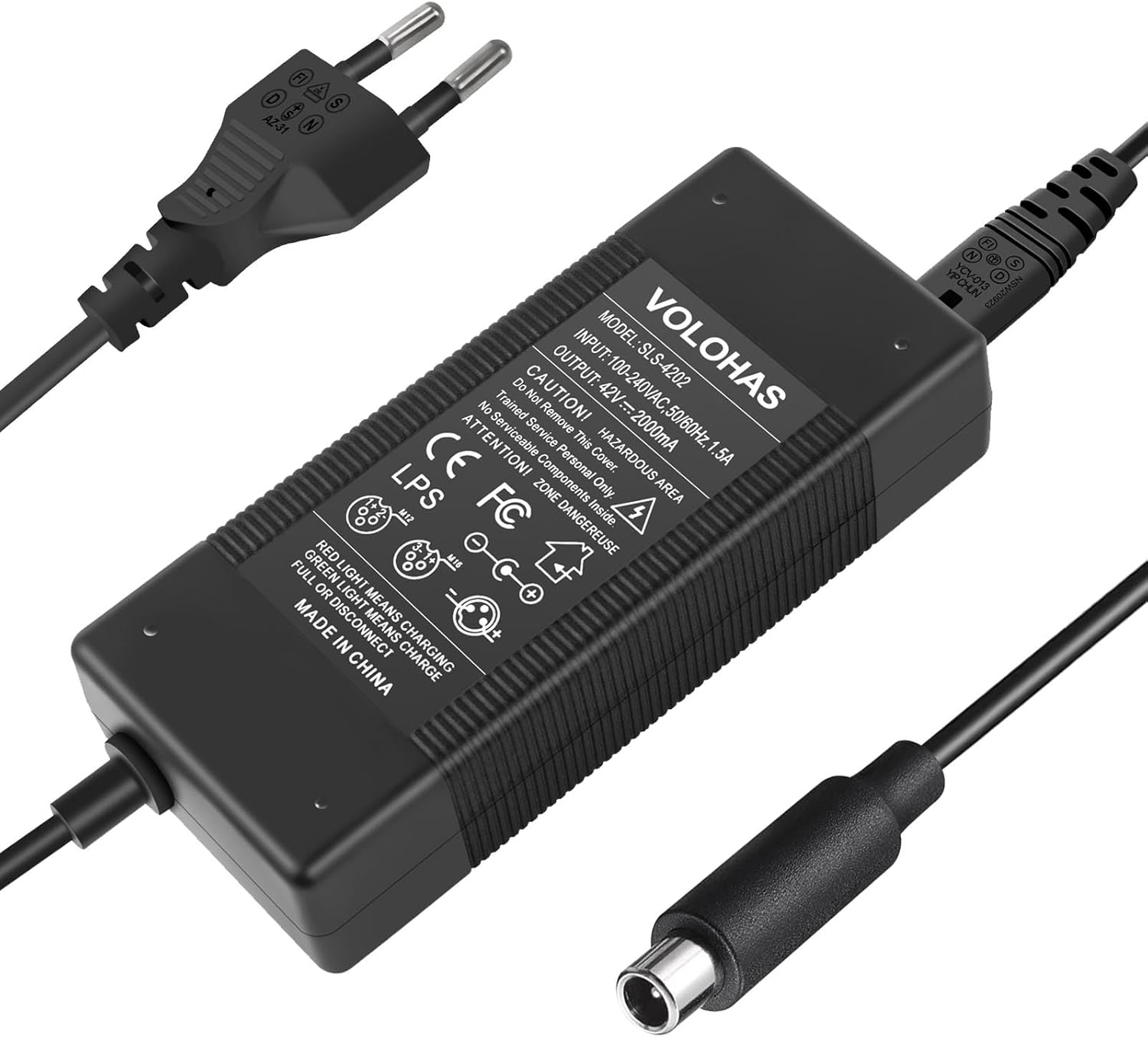 Ładowarka do Xiaomi M365 / Segway Ninebot Max G30/G30LP/G2/G2D/ES1/ES2/E25/f20d/f30d/f40d Akcesoria do hulajnóg elektrycznych 42 V 2 A Adapter