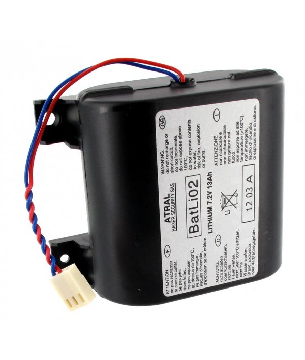 Pile Batli02 d'origine Daitem 7.2V 13Ah Lithium pour alarme - 3