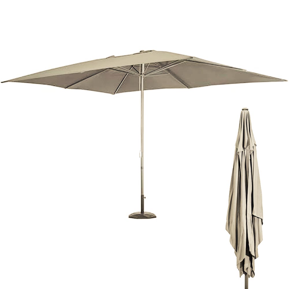 Ombrellone da Muro a Parete Mezzaluna Alluminio Esterno Giardino 270X150CM Ombrellone da Muro a Parete Mezzaluna Alluminio Esterno Giardino 270X150CM