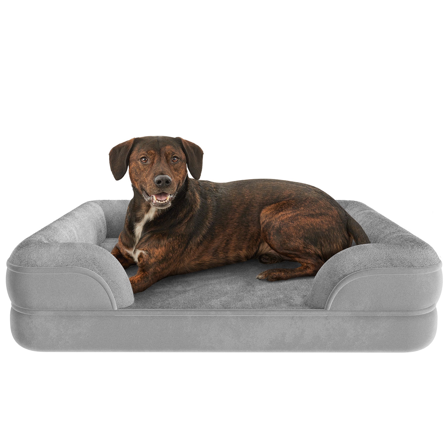 LETTO ORTOPEDICA PER Cani Materassino In Ecopelle Memory Foam Lettino