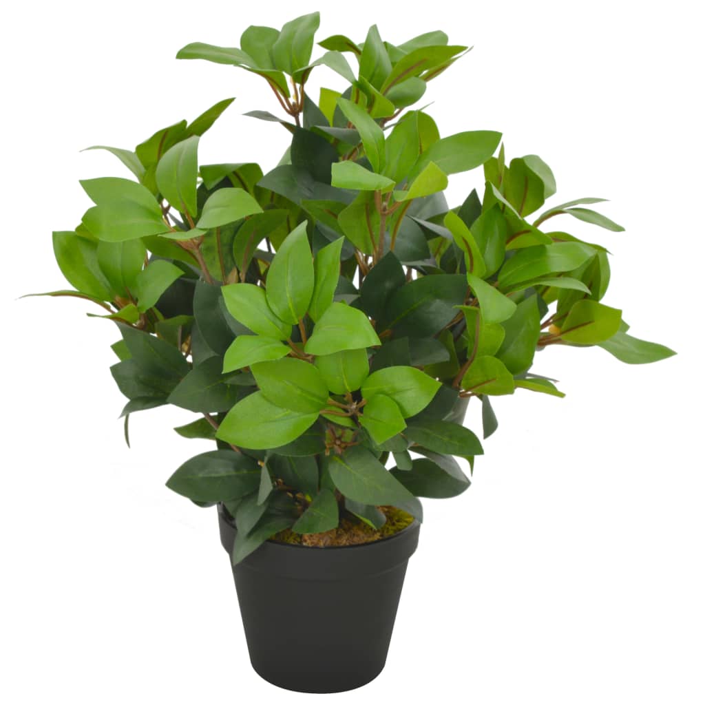 Albero Artificiale Leaf Design UK Albero Di Alloro Artificiale Realistico 90 Cm Con Fogliame Verde E 868541