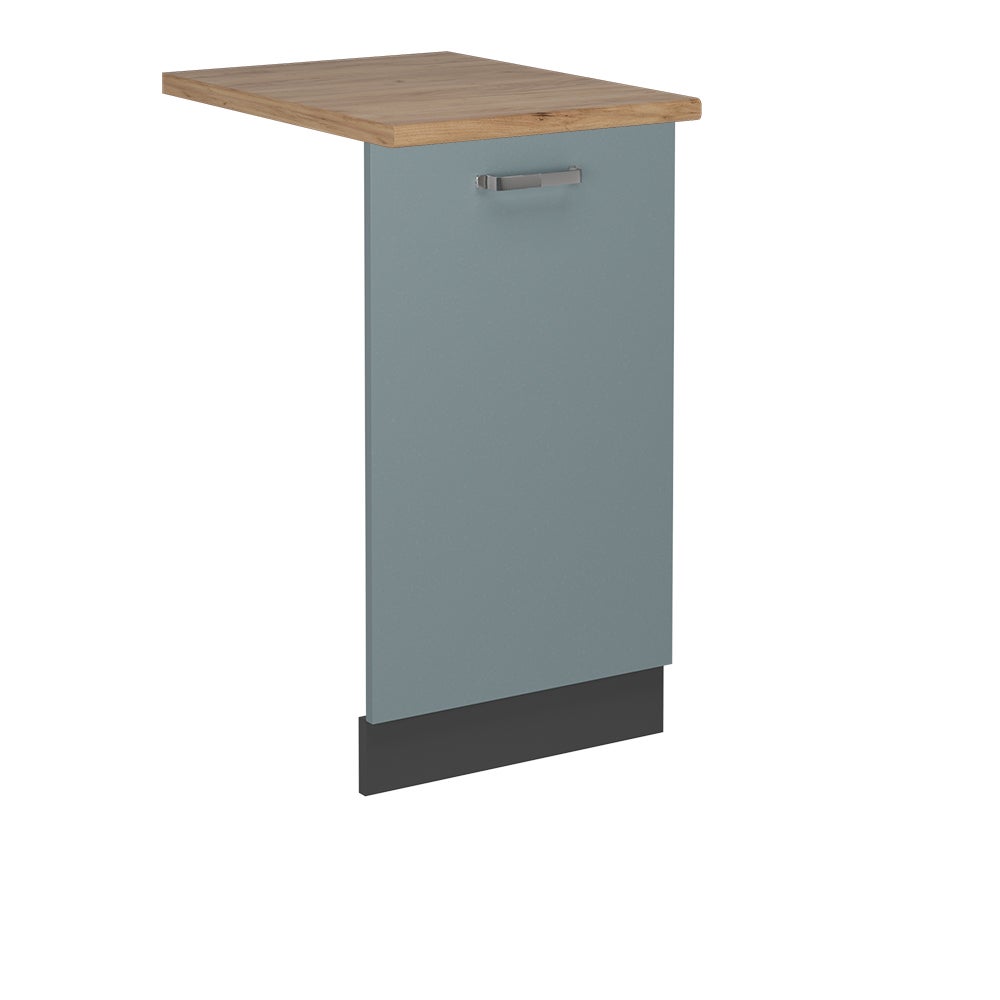 Vicco Panel przedni zmywarki R-Line, Niebiesko-szary, 45 cm , BP Dąb