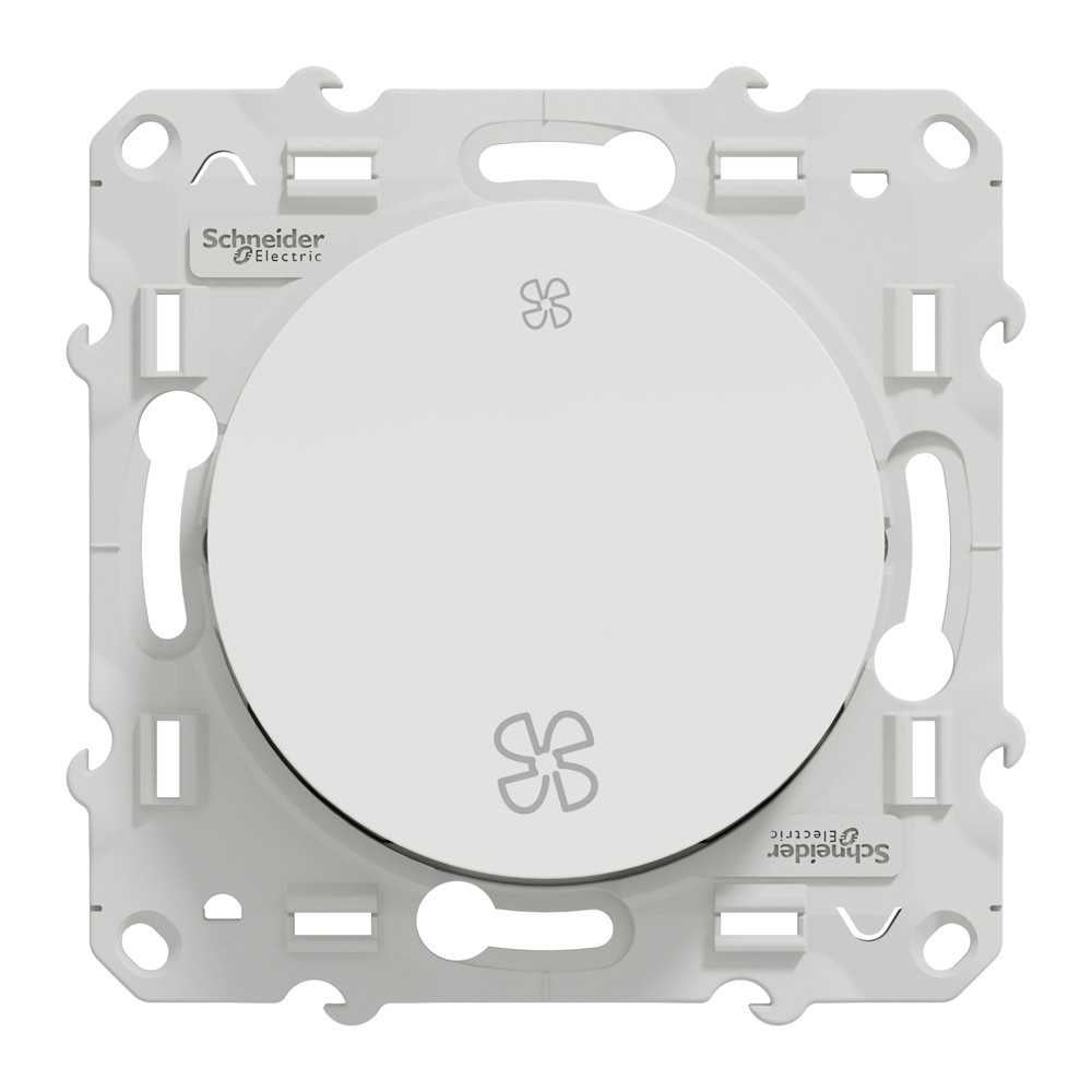 Interrupteur va-et-vient ou poussoir Odace, SCHNEIDER ELECTRIC, noir | Leroy Merlin