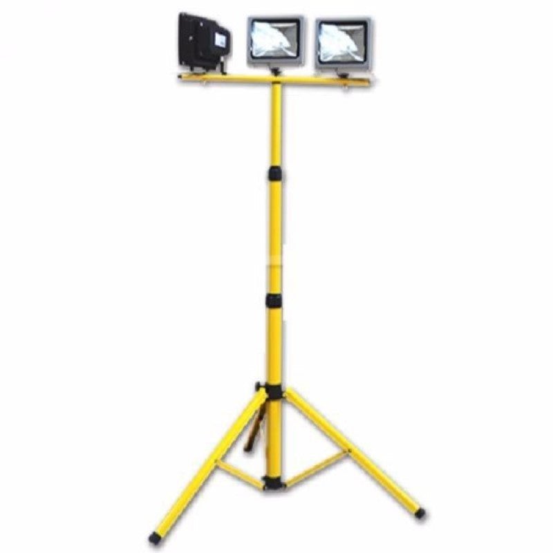 Fixation Trépied Triple pour Projecteur Phare NOIR - SILAMP - 3