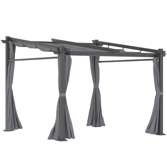 Pannelli Laterali Per Pergola E Gazebo, Impermeabili E Trasparenti 0,5mm Con Occhielli - Protezione Da Vento E Pioggia Per Esterno - Misura 1,20 X 2,50m - 5