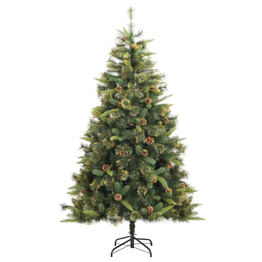 Árvore de Natal Artificial, montagem fácil Articulada com Cones Verde ...