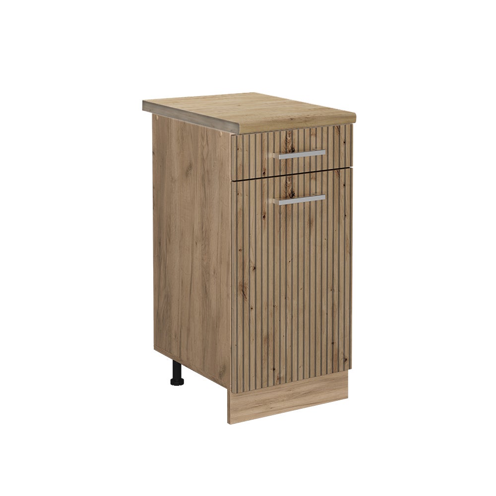 Vicco Szafka dolna do kuchni R-Line, Dąb rzemieślniczy, 40 cm , BP Dąb