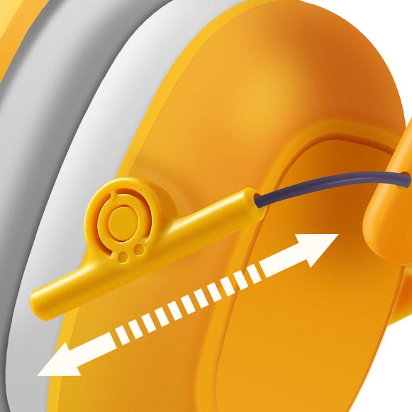 Casque antibruit : Protection auditive pour les enfants de moins de 16 ans - Confortable et réglable - Durable et facile à ranger - Bleu - 3