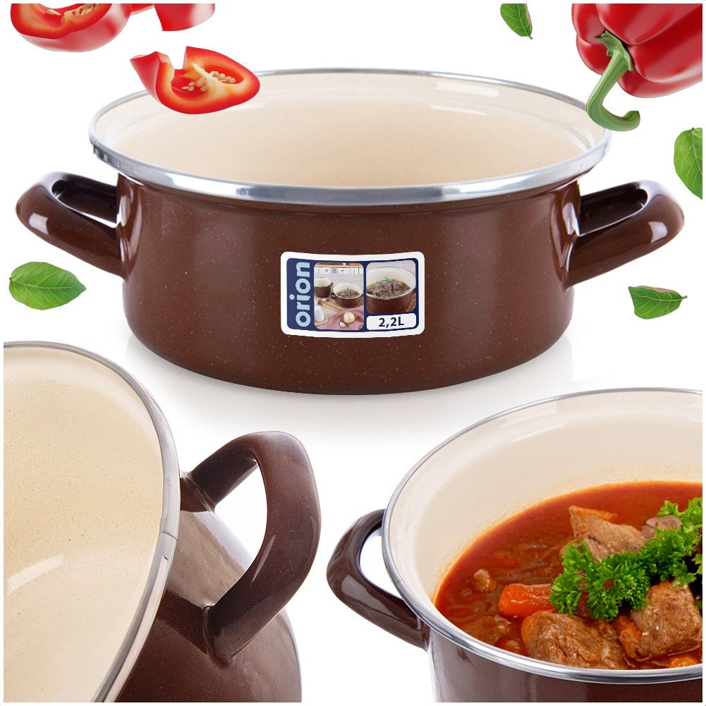 Garnek emaliowany BROWN 20,5 cm, 2,2 l - 7