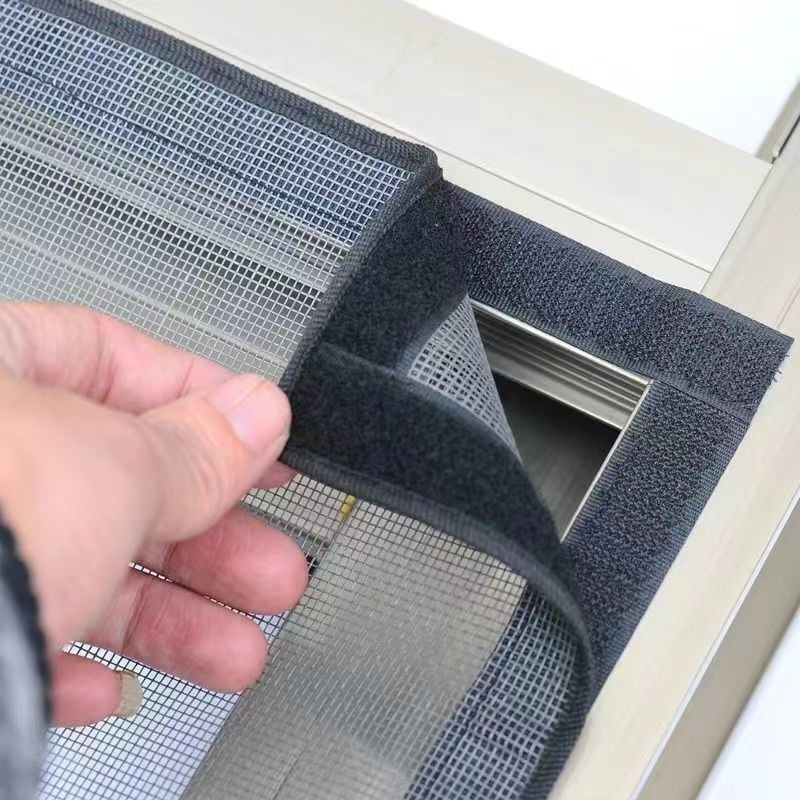 Moustiquaire Fenetre , Moustiquaire Autocollant pour Fenêtres, Maille Ajustable pour Insectes, Maille Transparente pour Chat, Moustiquaire (120150cm ) - 5