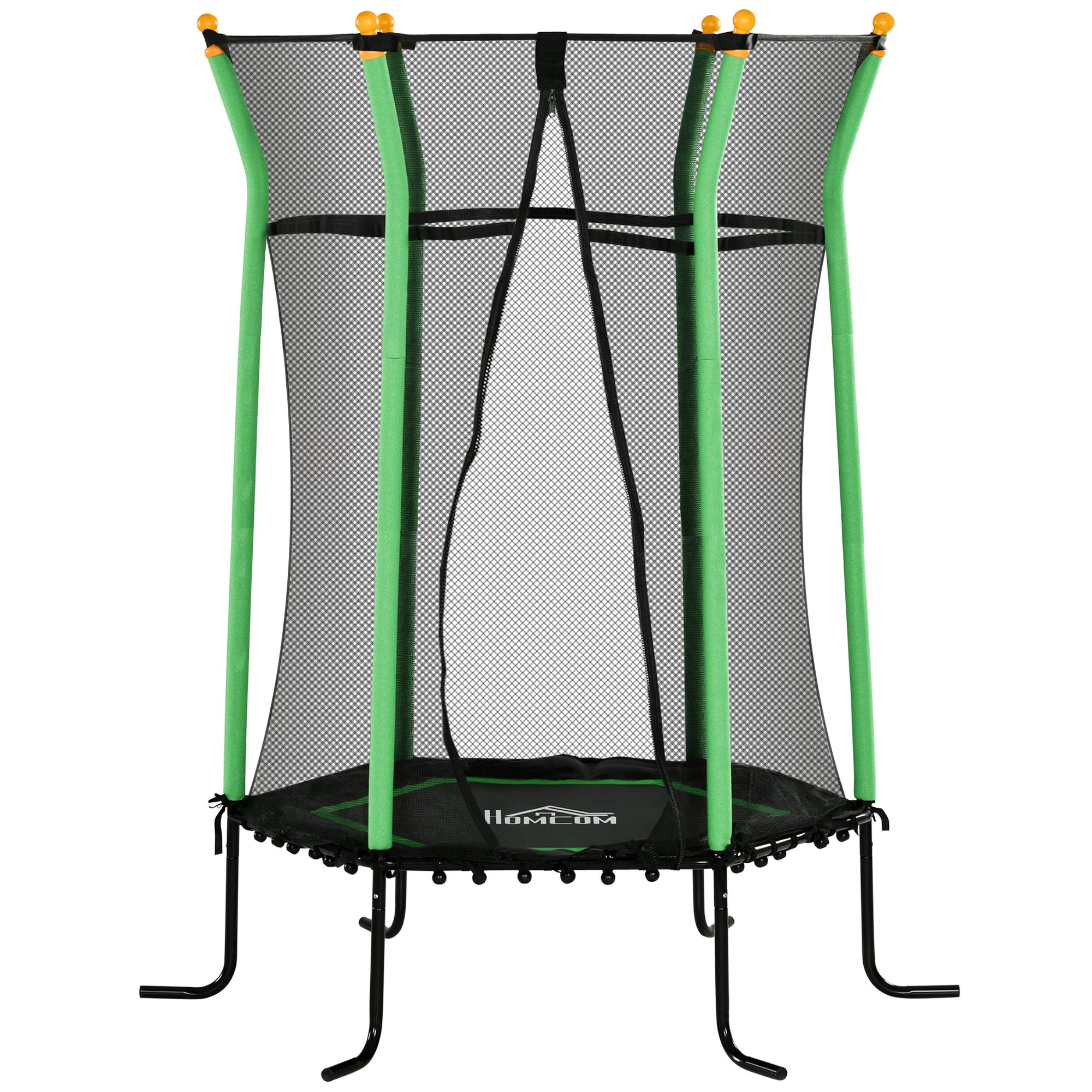 Trampolino Elastico HOMCOM Per Bambini Ø140cm - Con Rete Sicurezza E Senza Molle - Foto 13