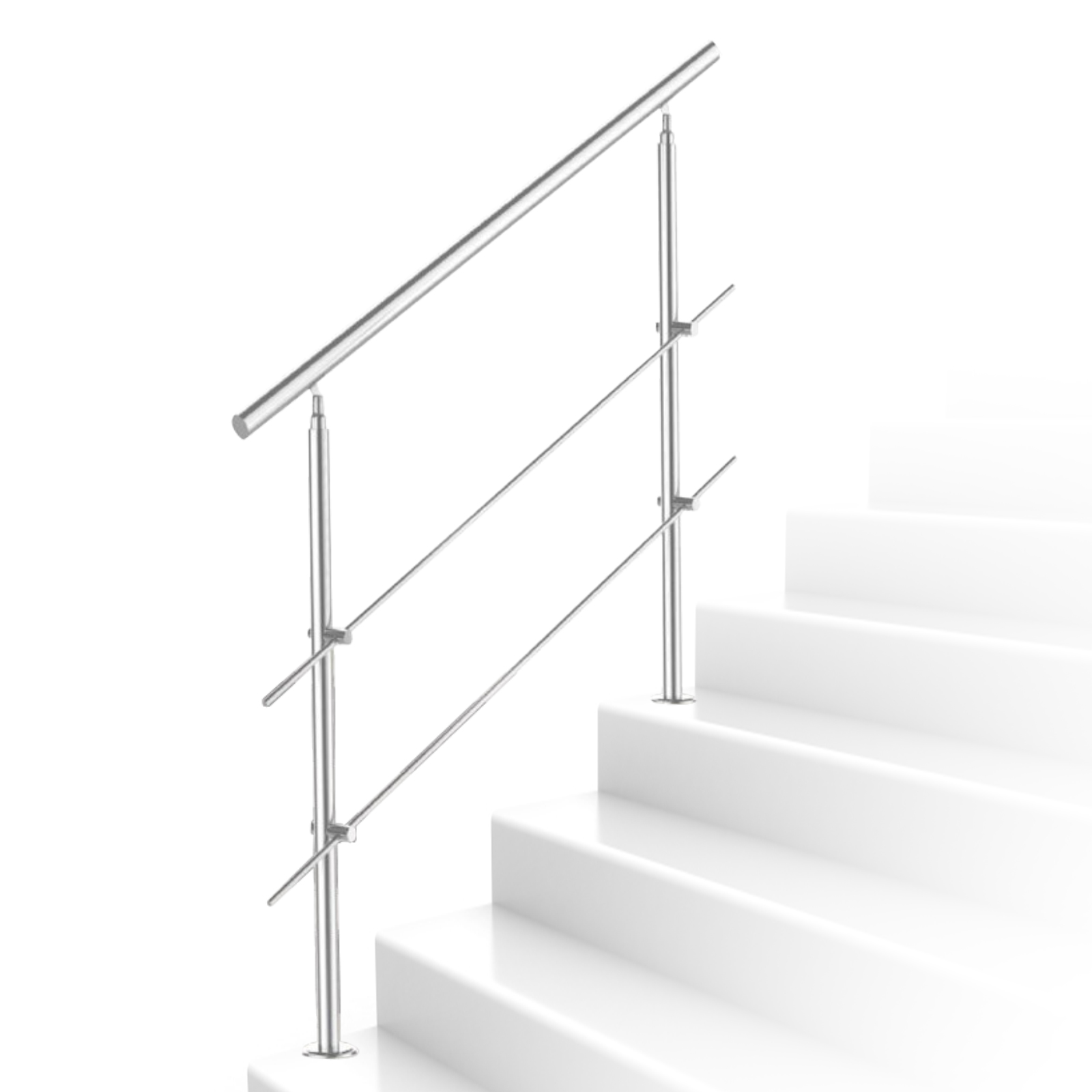 Garde-corps Rampe d'escalier Escalier Acier Inoxydable utilisable comme ...