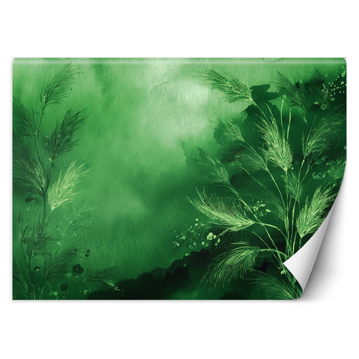 Fototapeta, Abstrakcja Rośliny Zielony 150x105