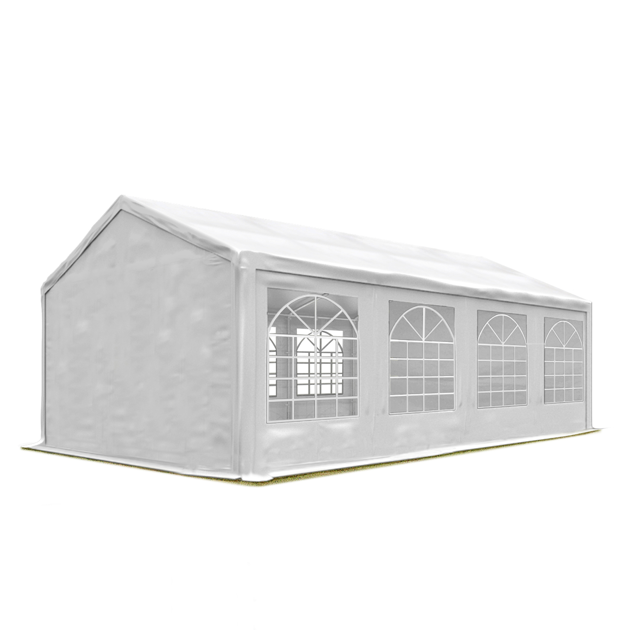 Namiot imprezowy PROLIGHT 4x8 m mocna plandeka PVC 600 N wodoodporna i szybka w montażu