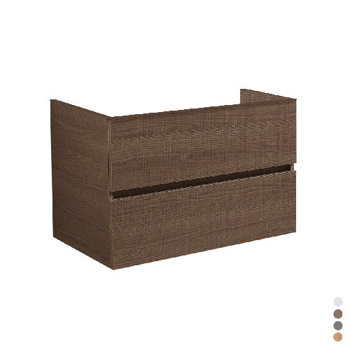 Base 2 cajones modelo dearum 80 x 45 x 52 cm fresno oscuro