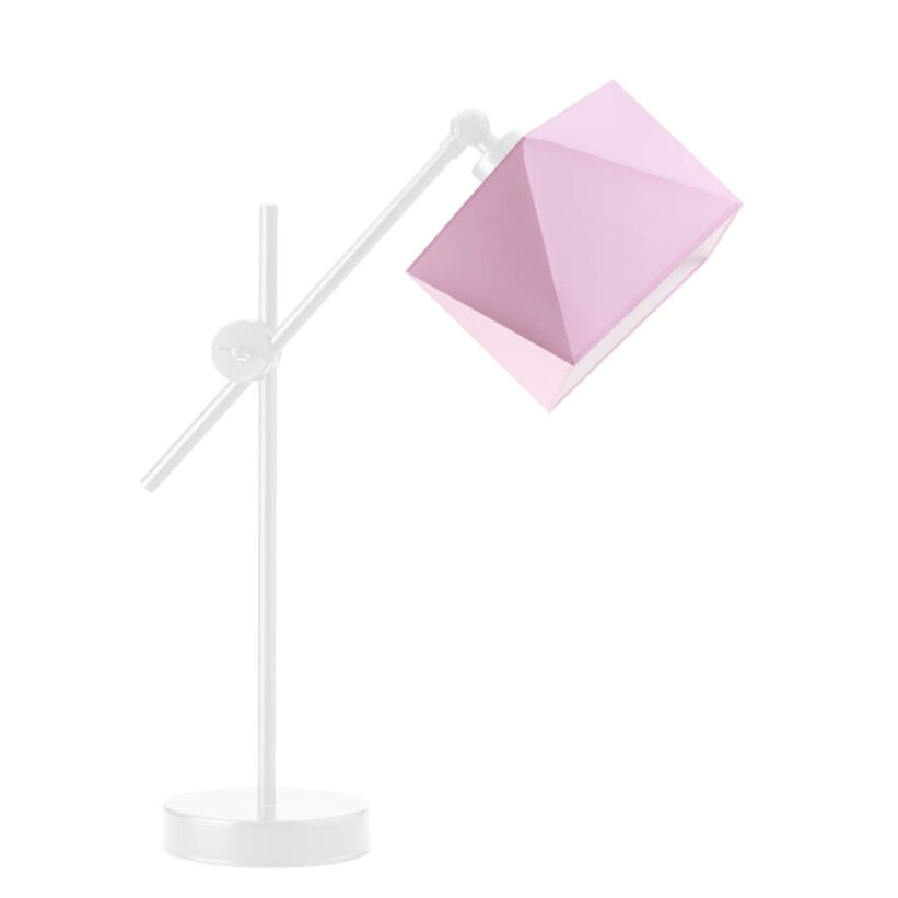 Lampka nocna przegubowa na biurko lampa biurkowa regulowana LED z abażurem diament MODERN