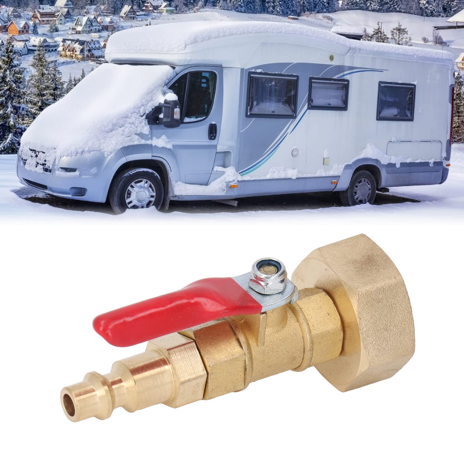 2x RV Blow Out Tapper Adattatore invernale per camper da giardino