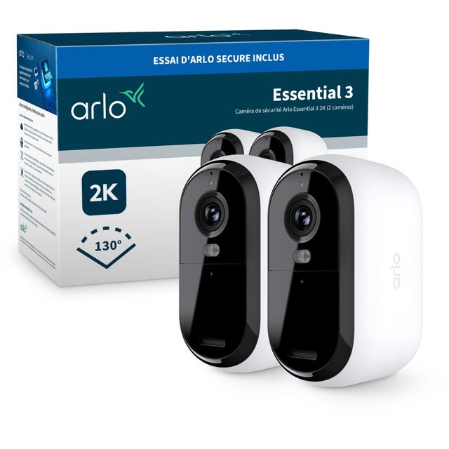 Caméra de surveillance ARLO 2 caméras ext Essential3 2K