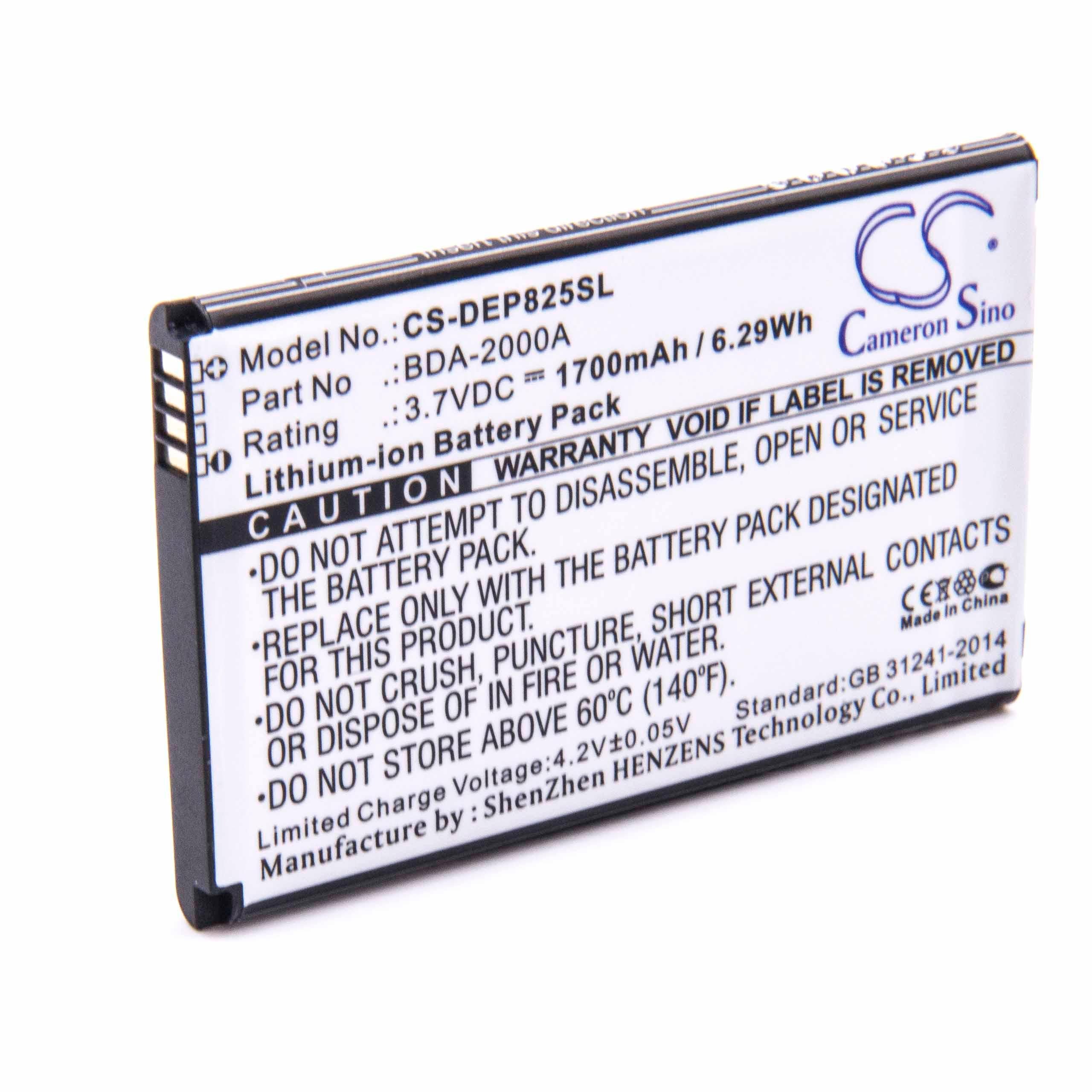 Avizar Batterie de Remplacement Doro Liberto 820 Mini Li-ion 3,7V