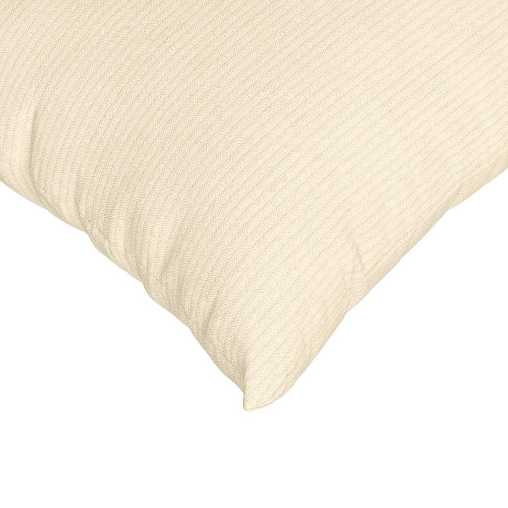 vidaXL Coussins de canapé 2 pcs Crème 50 x 30 cm - 7