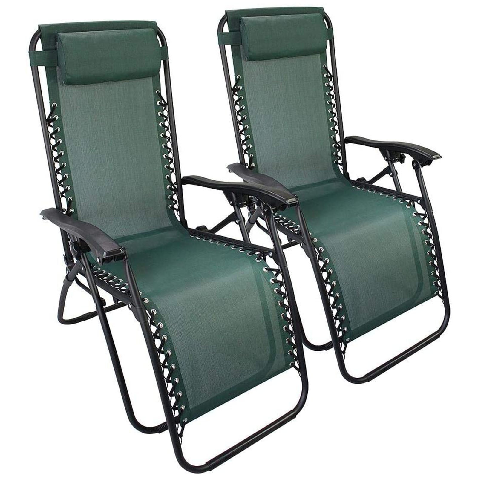 Sedia Zero Gravity Extra Larga Per Esterno - Reclinabile Con Portabicchieri E Cuscino, Portata 200kg - Foto 9