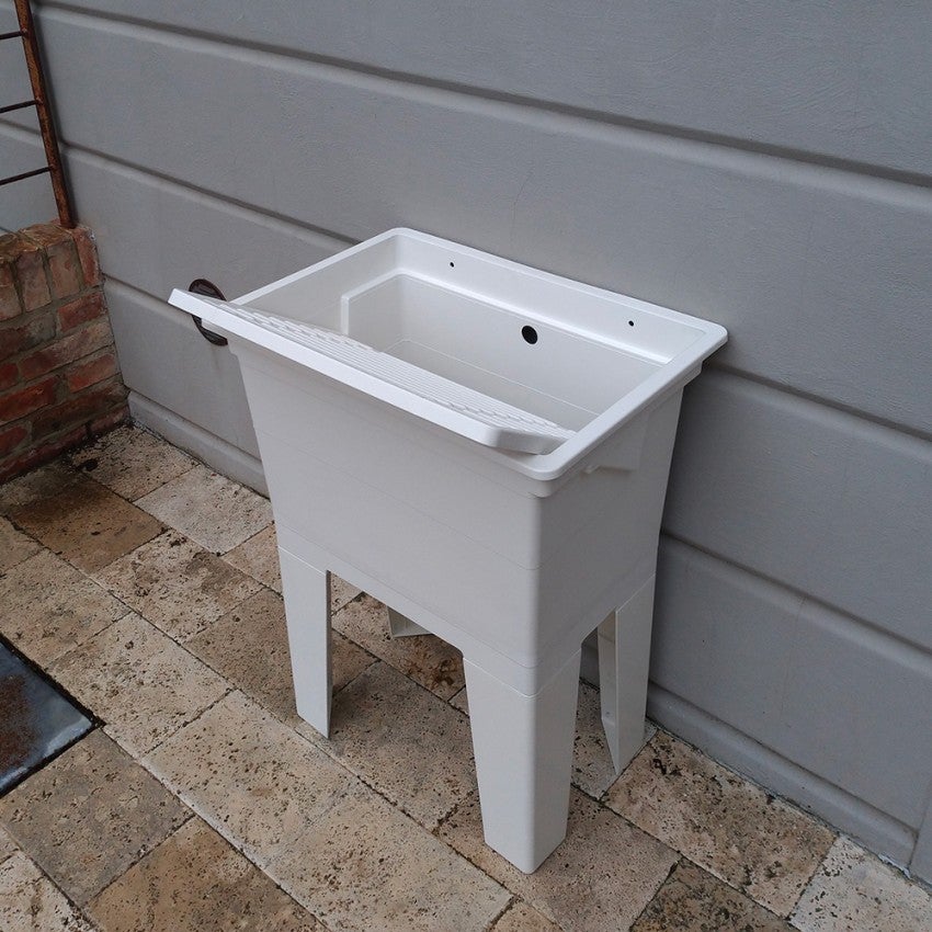 Lavoire monobloc extérieur avec planche 59x41x75cm Jo - 8