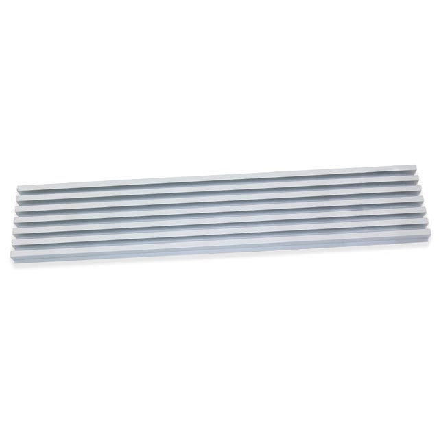 Emuca Griglia di ventilazione per forno, modulo 600 mm, Tecnoplastica e Alluminio, Anodizzato opaco
