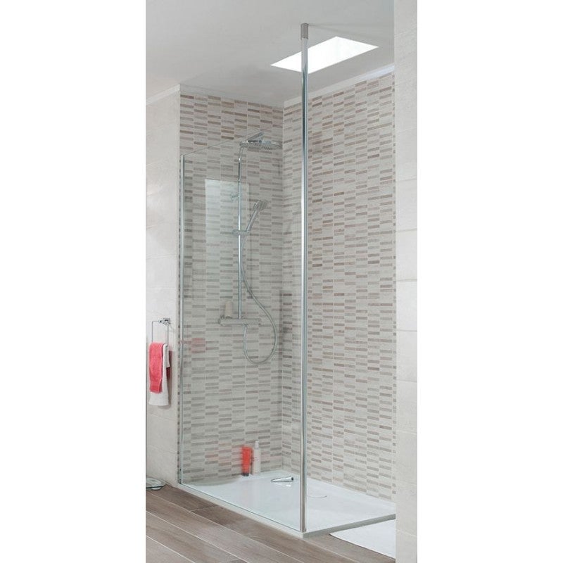 Paroi de Douche Droite ALTERNA Concerto Walk Largeur 100cm Verre parent ...